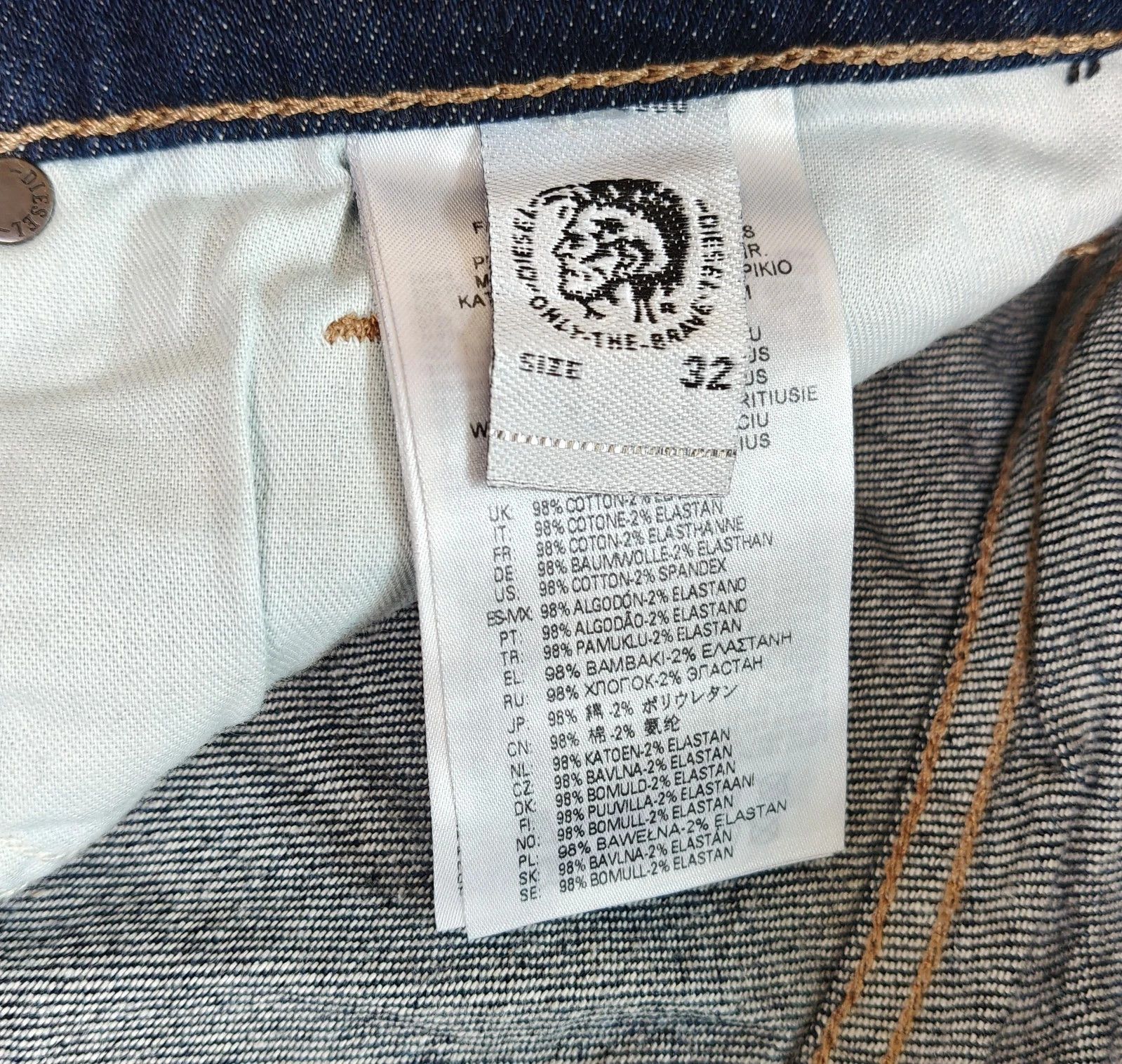 Diesel Diesel D-LUSTER L.32 MENS JEANS T/9563 Size US 32 / EU 48 - 7 Thumbnail