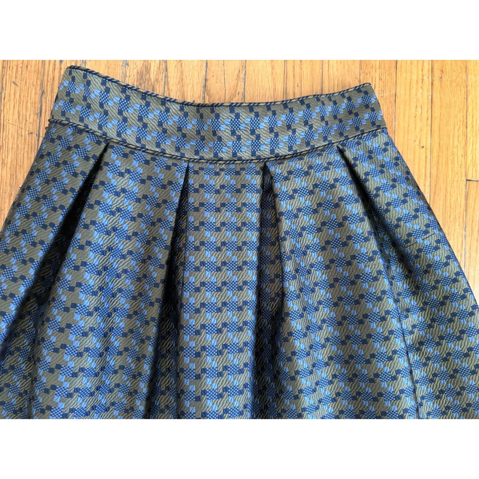 Proenza Schouler Proenza Schouler AW2005 Silk Brocade Box Pleat Skirt – Size Size 25" / US 0 / IT 36 - 5 Thumbnail