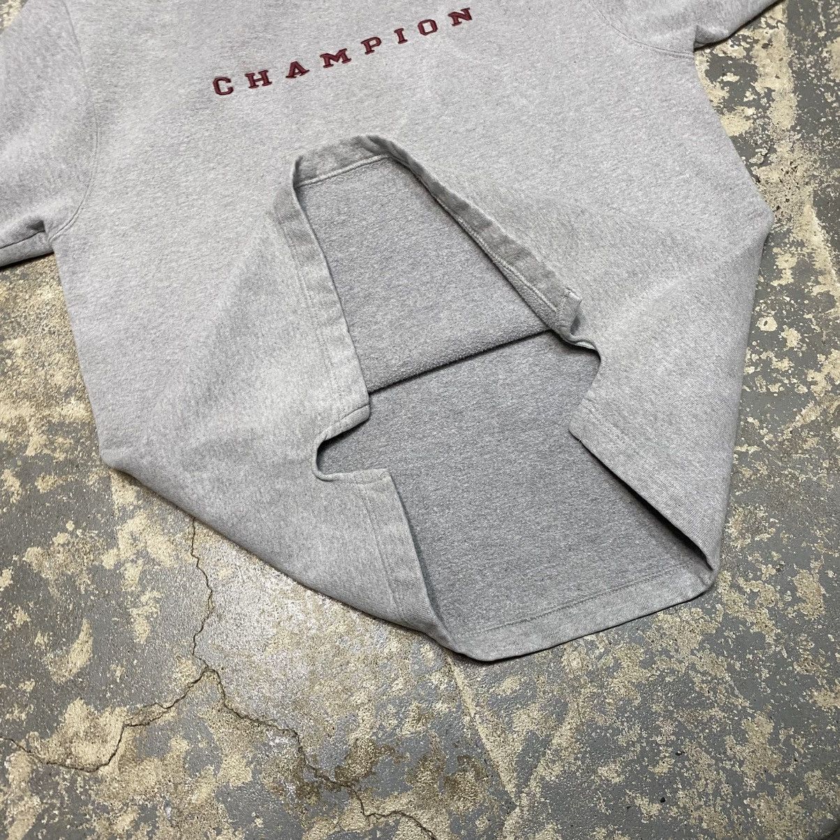 Champion × Vintage Vintage Champion Spell Out Gray 90s Sweatshirt Size US L / EU 52-54 / 3 - 4 Thumbnail