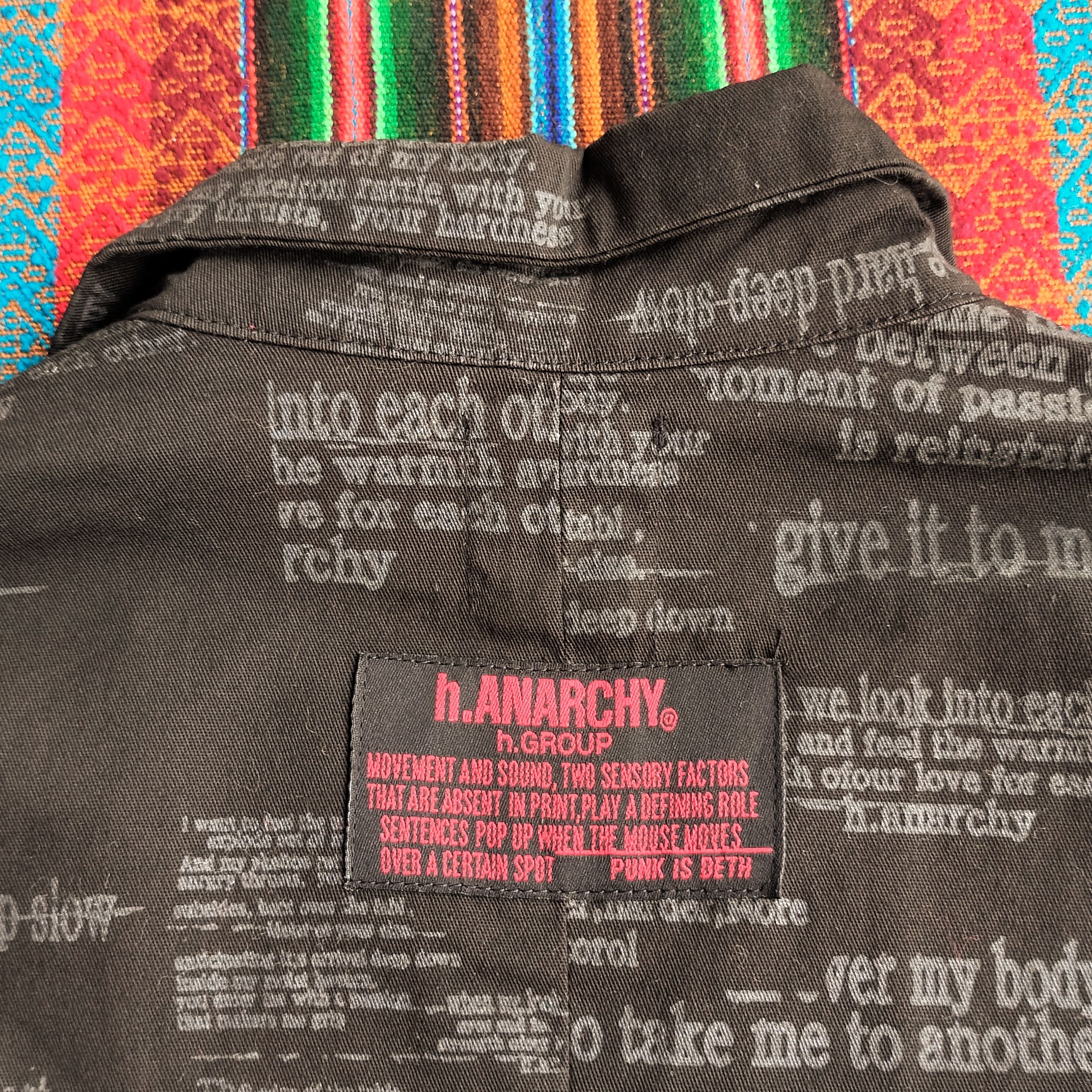 h.NAOTO ANARCHY ジャケット 初期レア Rare Anarchy H. Naoto japan