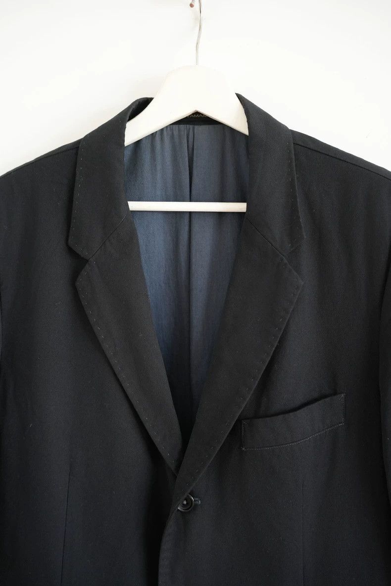 Yohji Yamamoto Yohji Yamamoto size 3 04aw Tribute Knit Wool blazer Size 36R - 3 Thumbnail