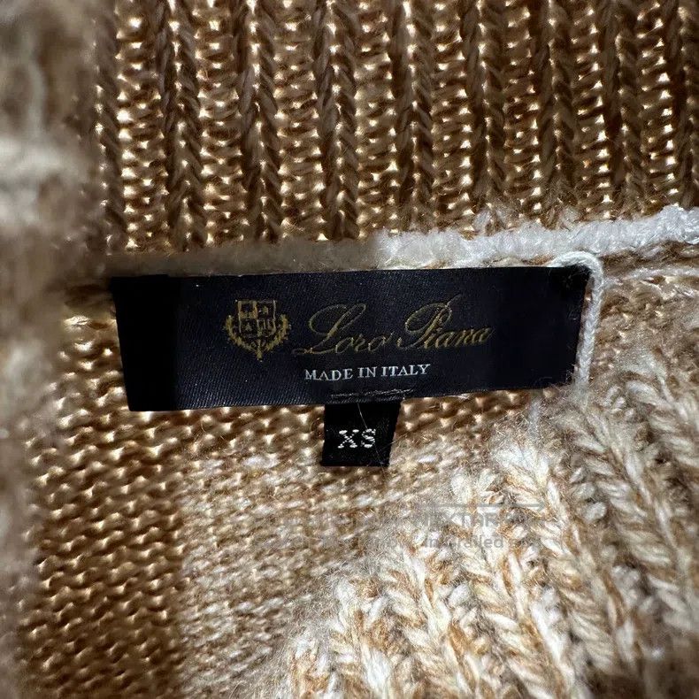Loro Piana Loro Piana Lucky Star High-Neck Cashmere Sweater Size XS / US 0-2 / IT 36-38 - 3 Thumbnail