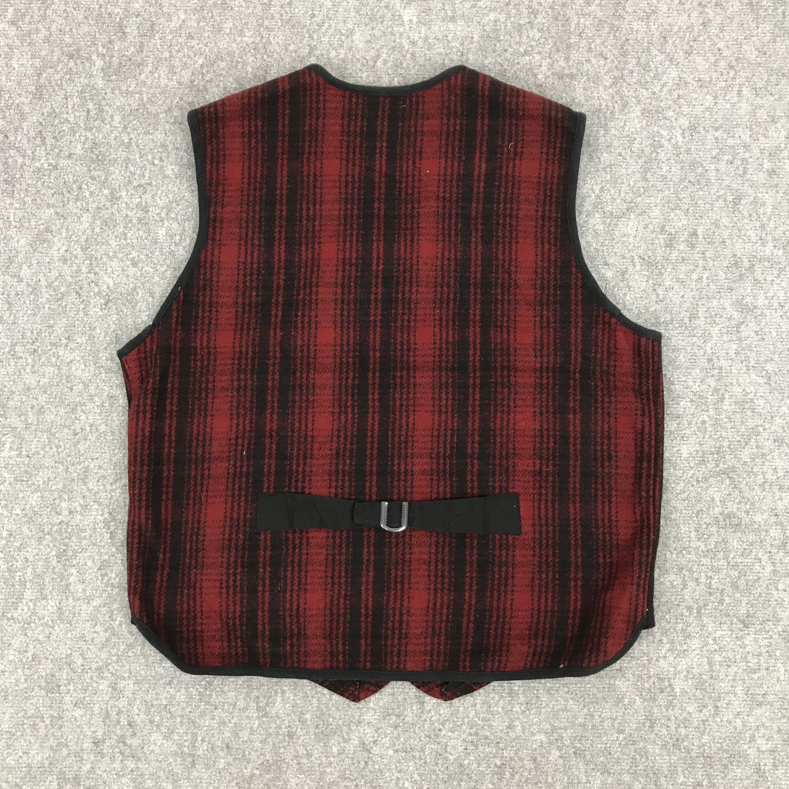 Vintage × Woolrich Woolen Mills VTG WOOLRICH FLANNAL ZIPPER VESTS Size US L / EU 52-54 / 3 - 2 Thumbnail
