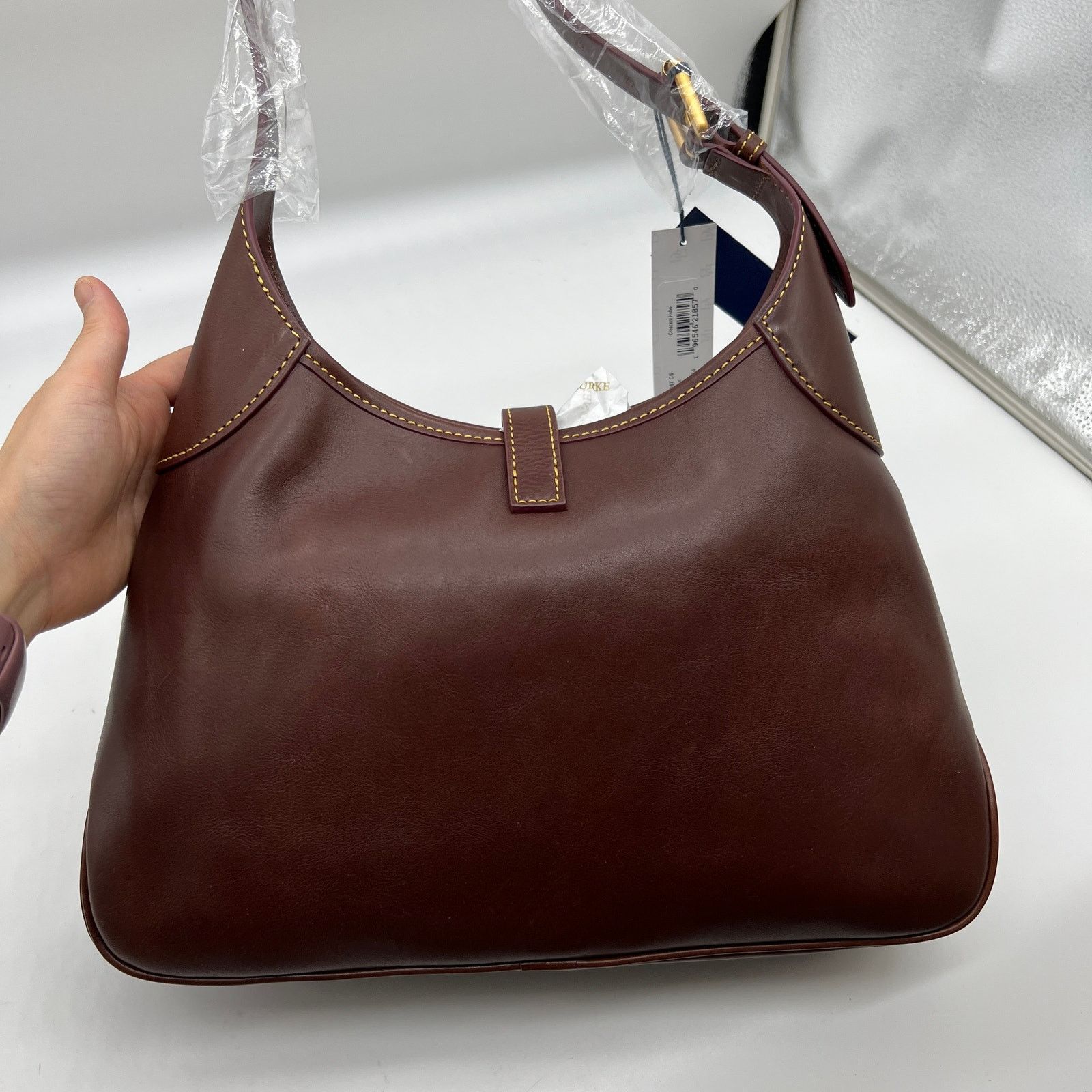Dooney & Bourke Dooney & Bourke Florentine Leather Crescent Hobo Wo Size ONE SIZE - 2 Thumbnail