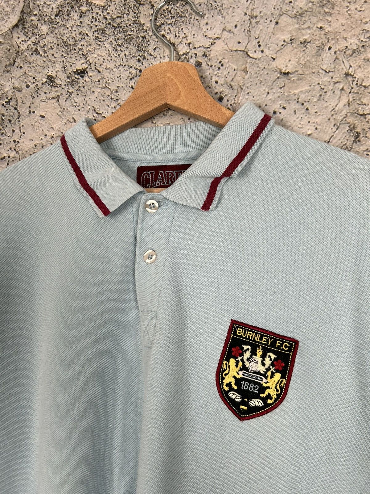 Vintage Vintage Burnley FC Soccer Jersey Polo Football Retro 90s Size US L / EU 52-54 / 3 - 3 Thumbnail