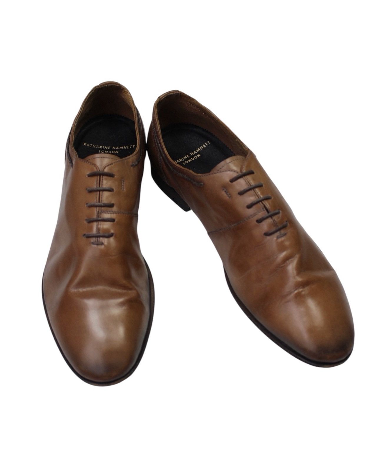 Katharine Hamnett London 2000S KATHARINE HAMNETT LONDON CALFSKIN DERBY Size US 8.5 / EU 41-42 - 2 Thumbnail
