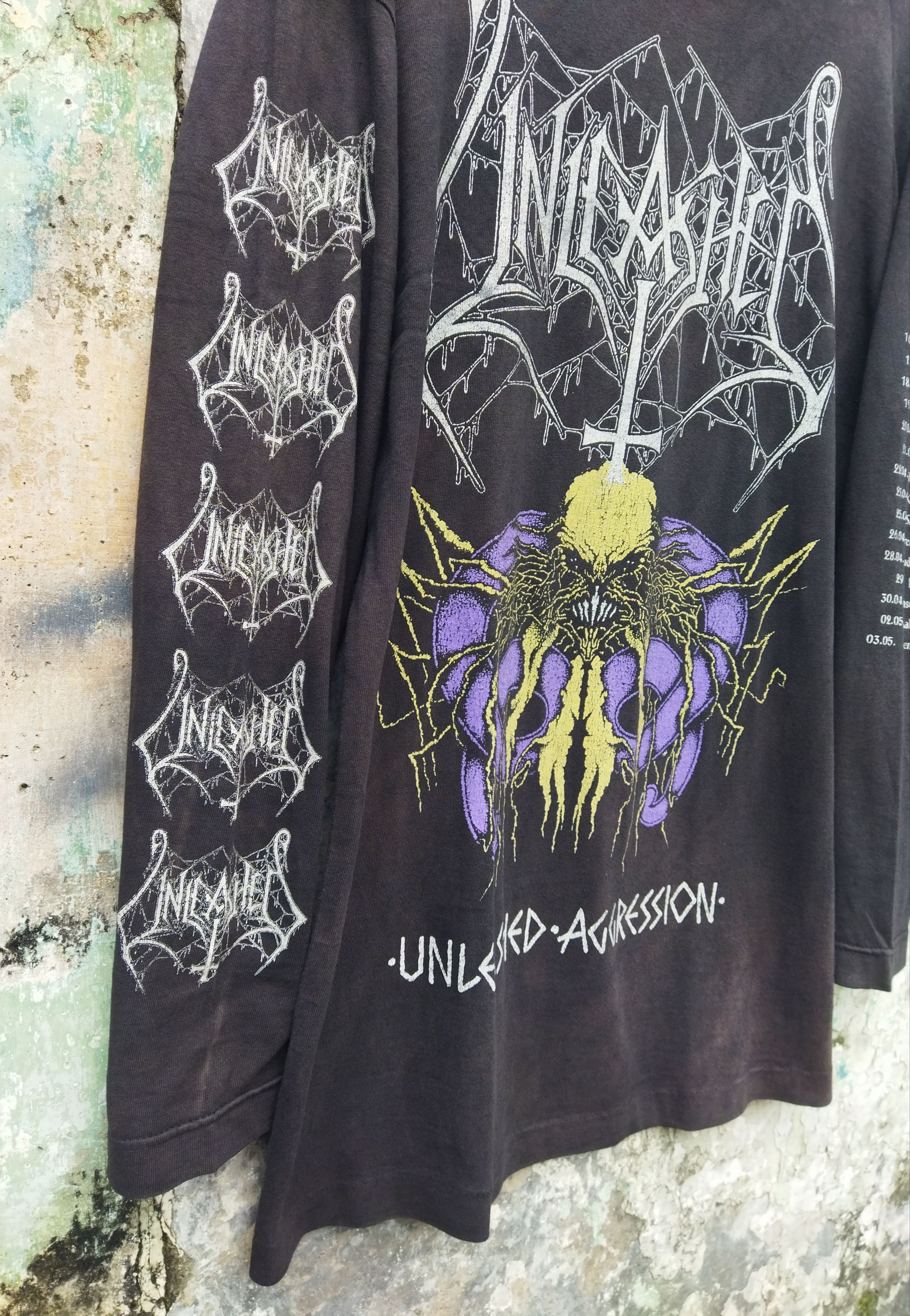 Band Tees Vintage tour 1995 UNLEASHED Size US M / EU 48-50 / 2 - 3 Thumbnail