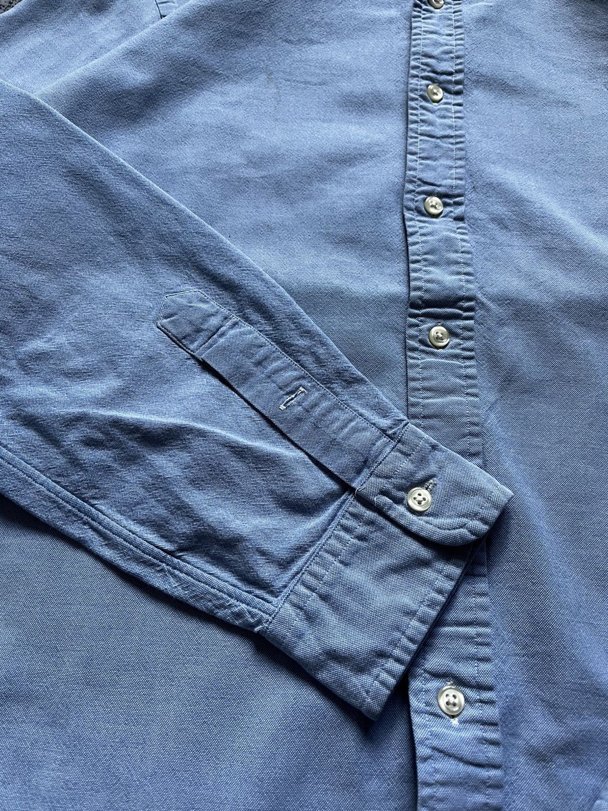 Vintage Vintage Polo Ralph Lauren Blue Long Sleeve Button Up Shirt Size US XL / EU 56 / 4 - 10 Thumbnail