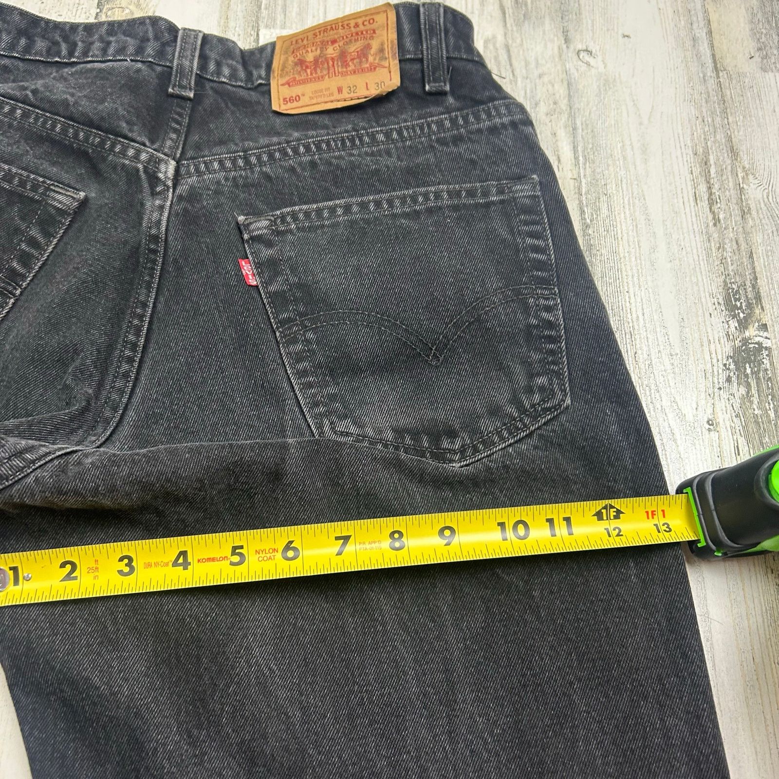 Levi's × Vintage Vintage 1990s 560 Black Levis Size US 32 / EU 48 - 14 Thumbnail