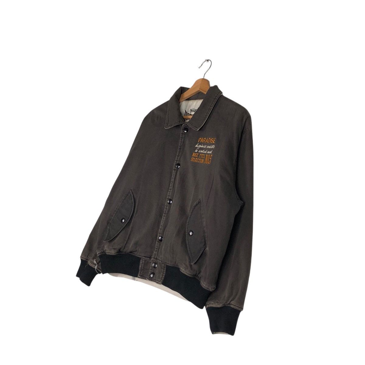 Japanese Brand 📌Vintage Bomber Jacket Creator Big Logo Issey Miyake Size US L / EU 52-54 / 3 - 3 Thumbnail