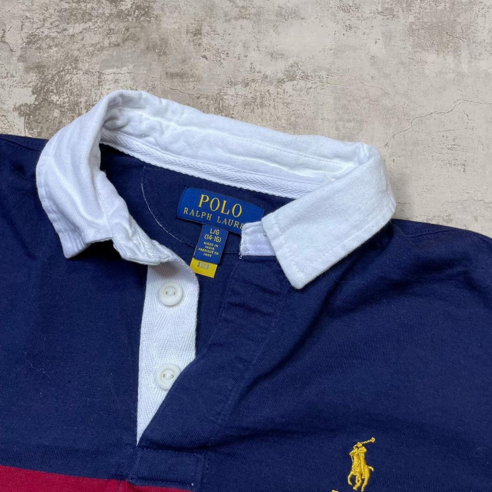 Ralph Lauren Ralph Lauren striped long sleeve rugby polo shirt kids L Size US L / EU 52-54 / 3 - 3 Thumbnail