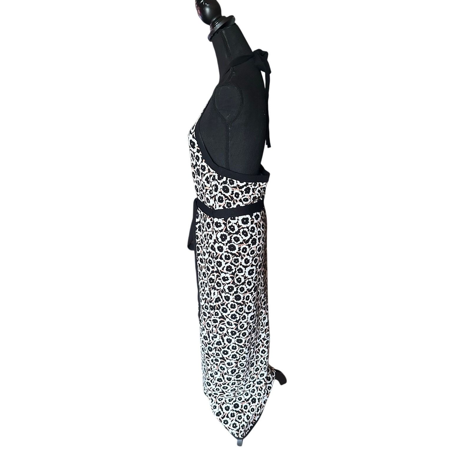 Diane von Furstenberg Diane von Furstenberg Target Halter Tie knit Midi Dress. Size L / US 10 / IT 46 - 4 Thumbnail