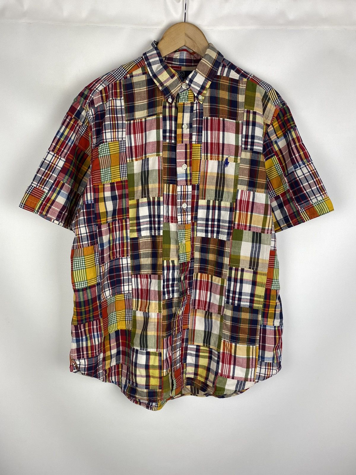 Polo Ralph Lauren Polo by Ralph Lauren VTG patchwork S/S button up shirt Size US L / EU 52-54 / 3 - 1 Thumbnail