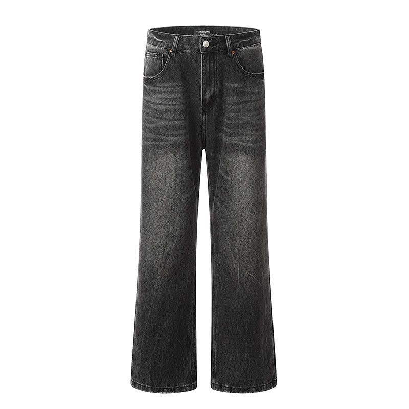 Vintage High street washed straight leg retro cleanfit flared jeans Size US 32 / EU 48 - 1 Thumbnail