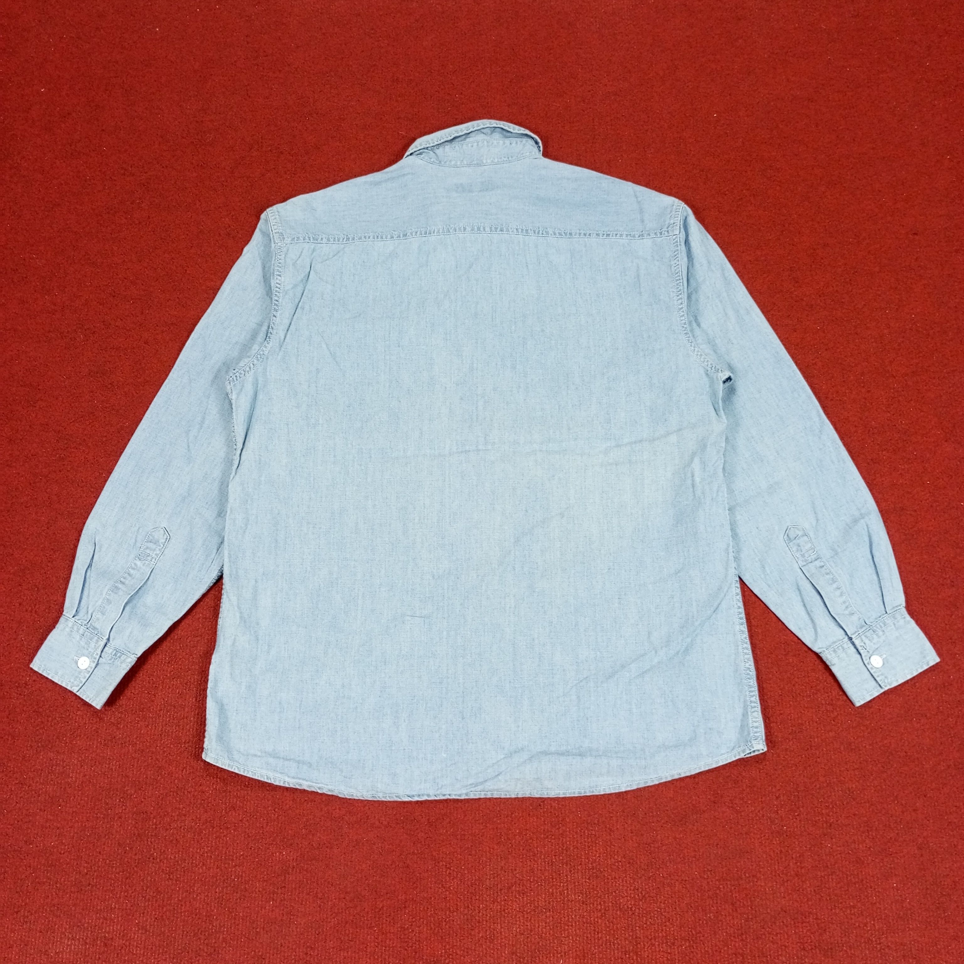 Levi's × Vintage Levis Streetwear Style Double Pocket Design Shirt Size M / US 6-8 / IT 42-44 - 3 Thumbnail
