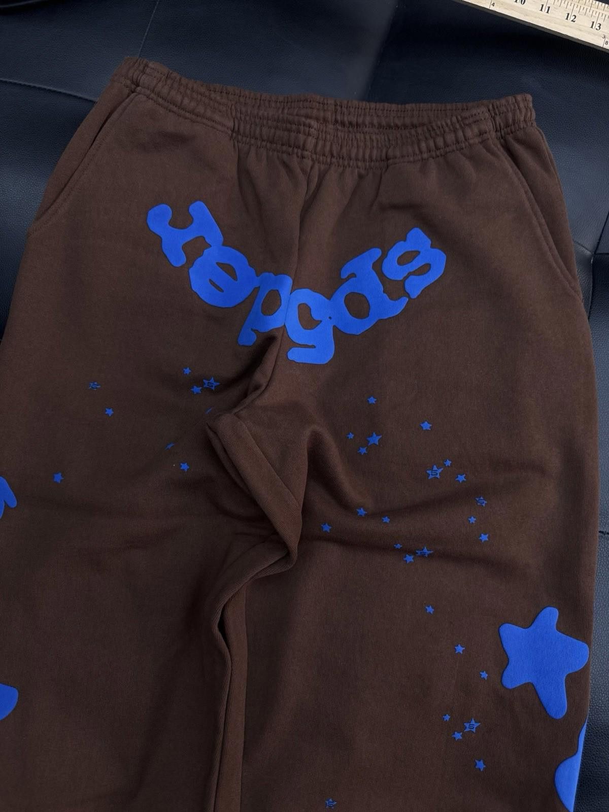 Other Size L - Sp5der Worldwide Brown/Blue Sweats Authentic Size US 34 / EU 50 - 5 Thumbnail