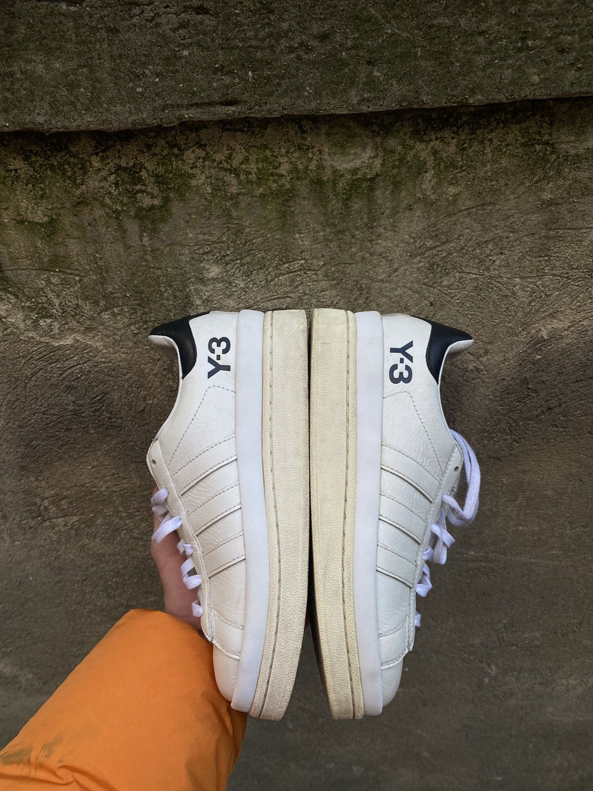 Adidas × Y-3 × Yohji Yamamoto Adidas x Y-3 Yohji Yamamoto Leather Sneakers Size US 8 / IT 38 - 4 Thumbnail