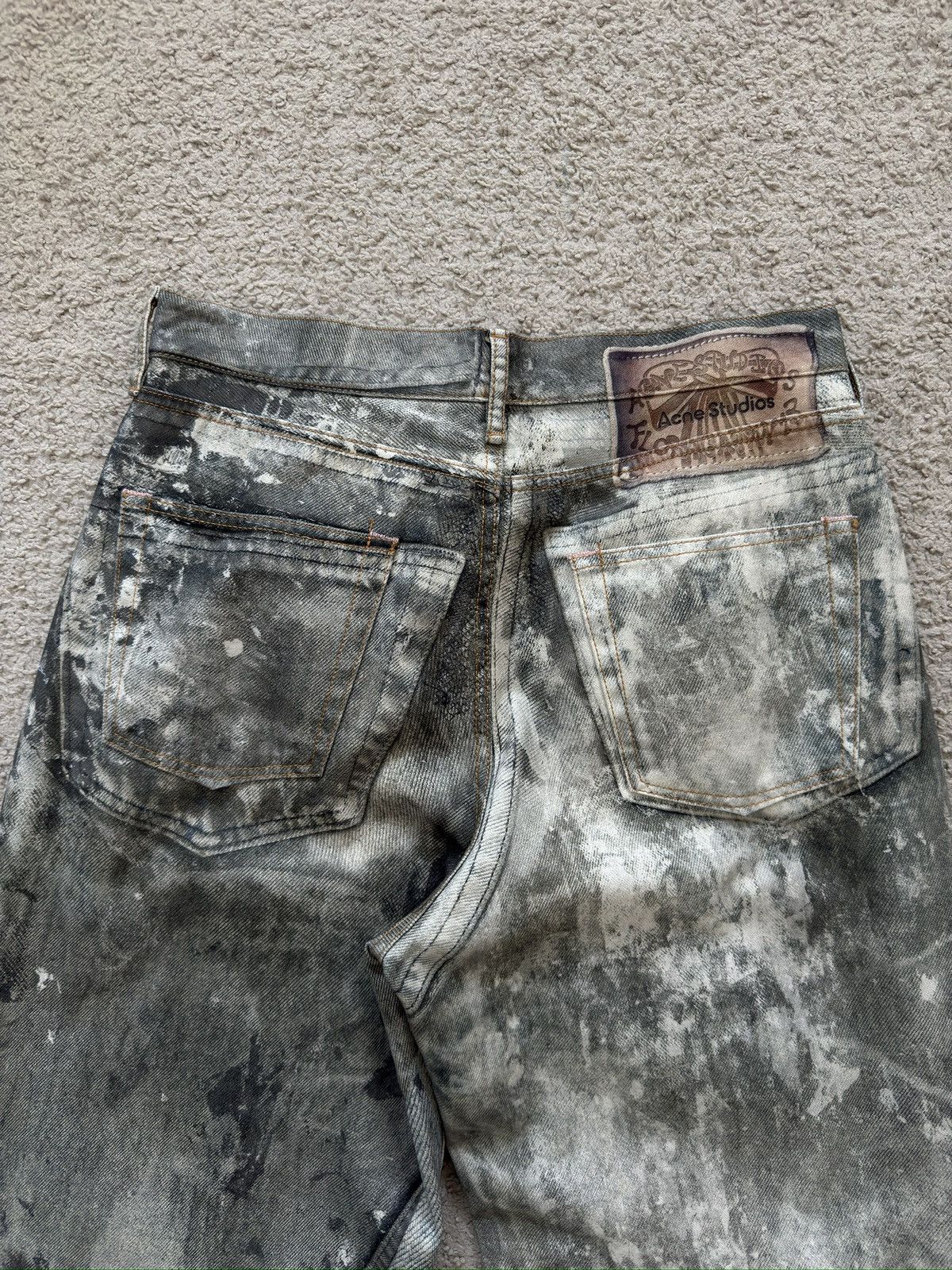 Acne Studios Acne Studios 1981 trompe-l’oeil “Splatter” trousers Size US 44 / EU 60 - 3 Thumbnail