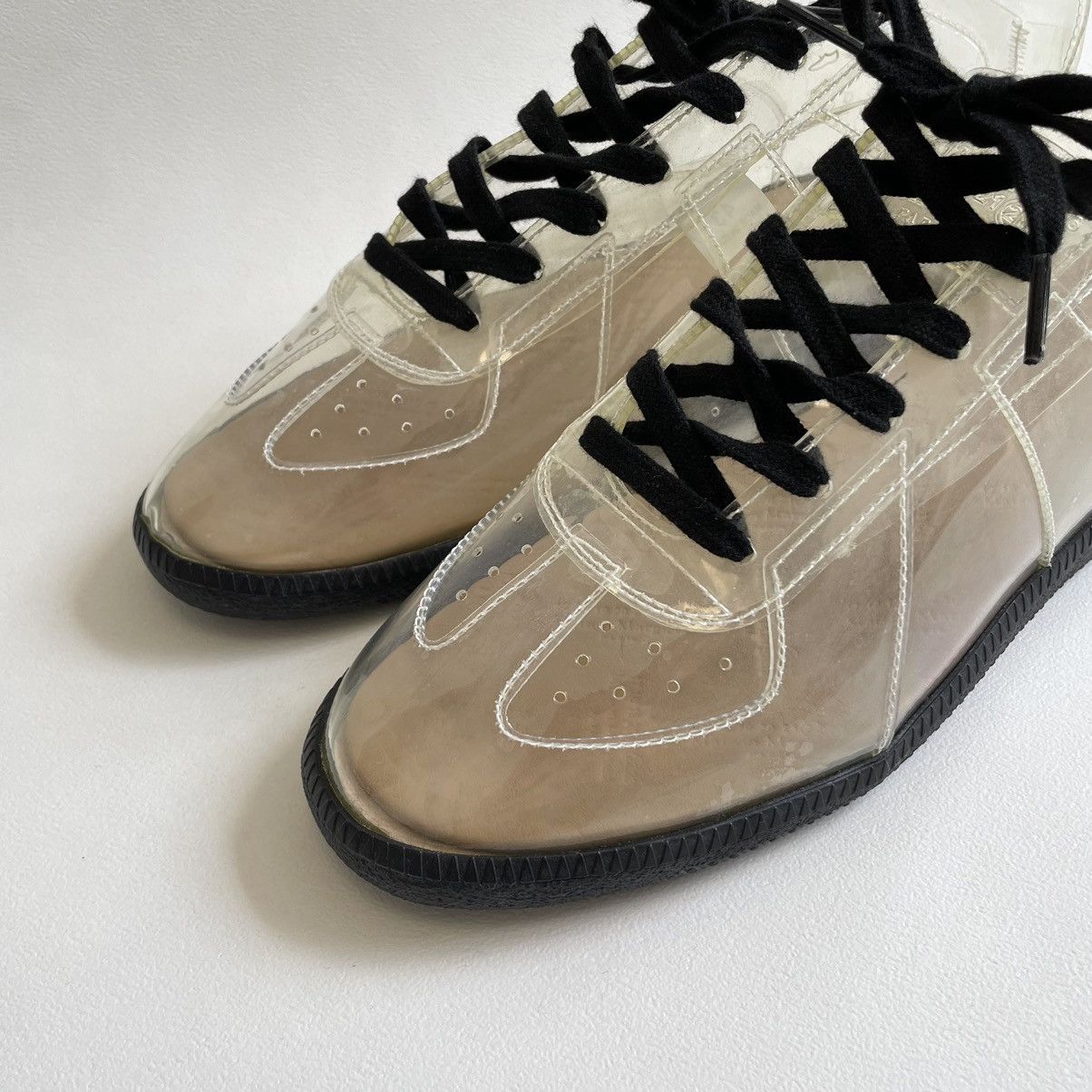 Maison Margiela S/S 21 Clear PVC GAT Sneakers Size US 10 / EU 43 - 2 Thumbnail