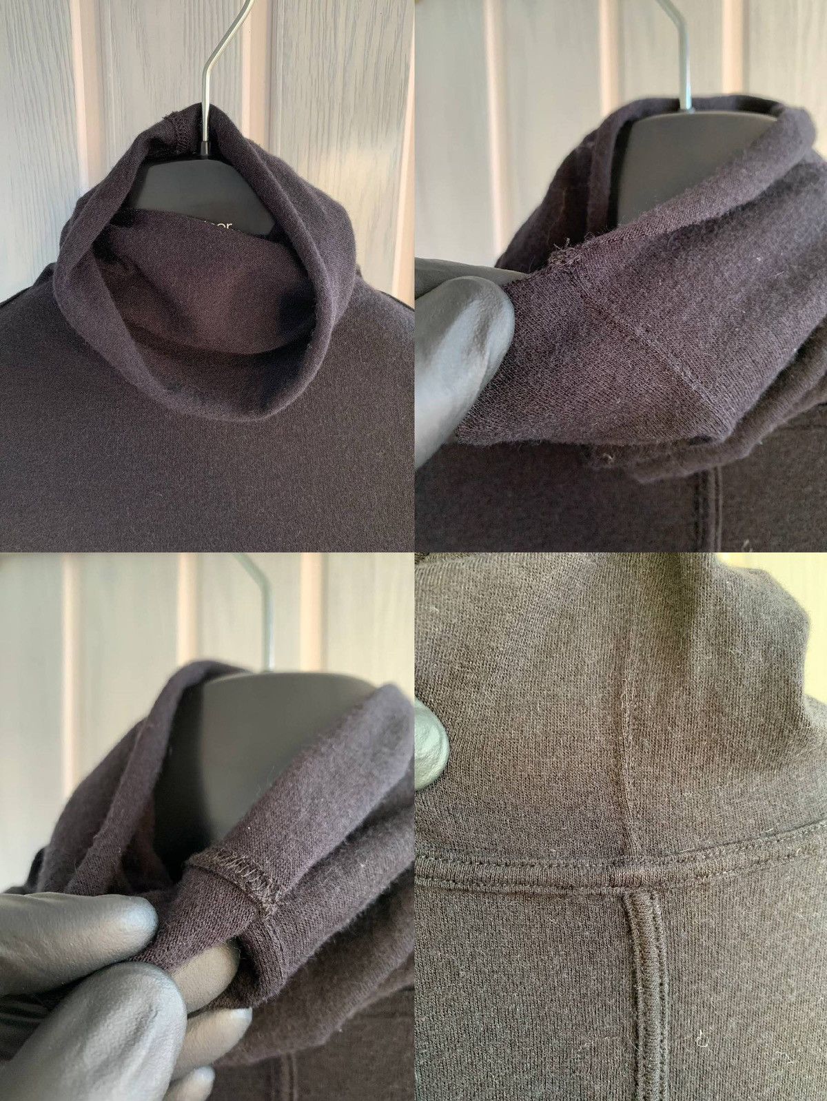 Rick Owens Rick Owens Lilies Black Angora Wool Blend Turtleneck Dress Size M / US 6-8 / IT 42-44 - 23 Thumbnail