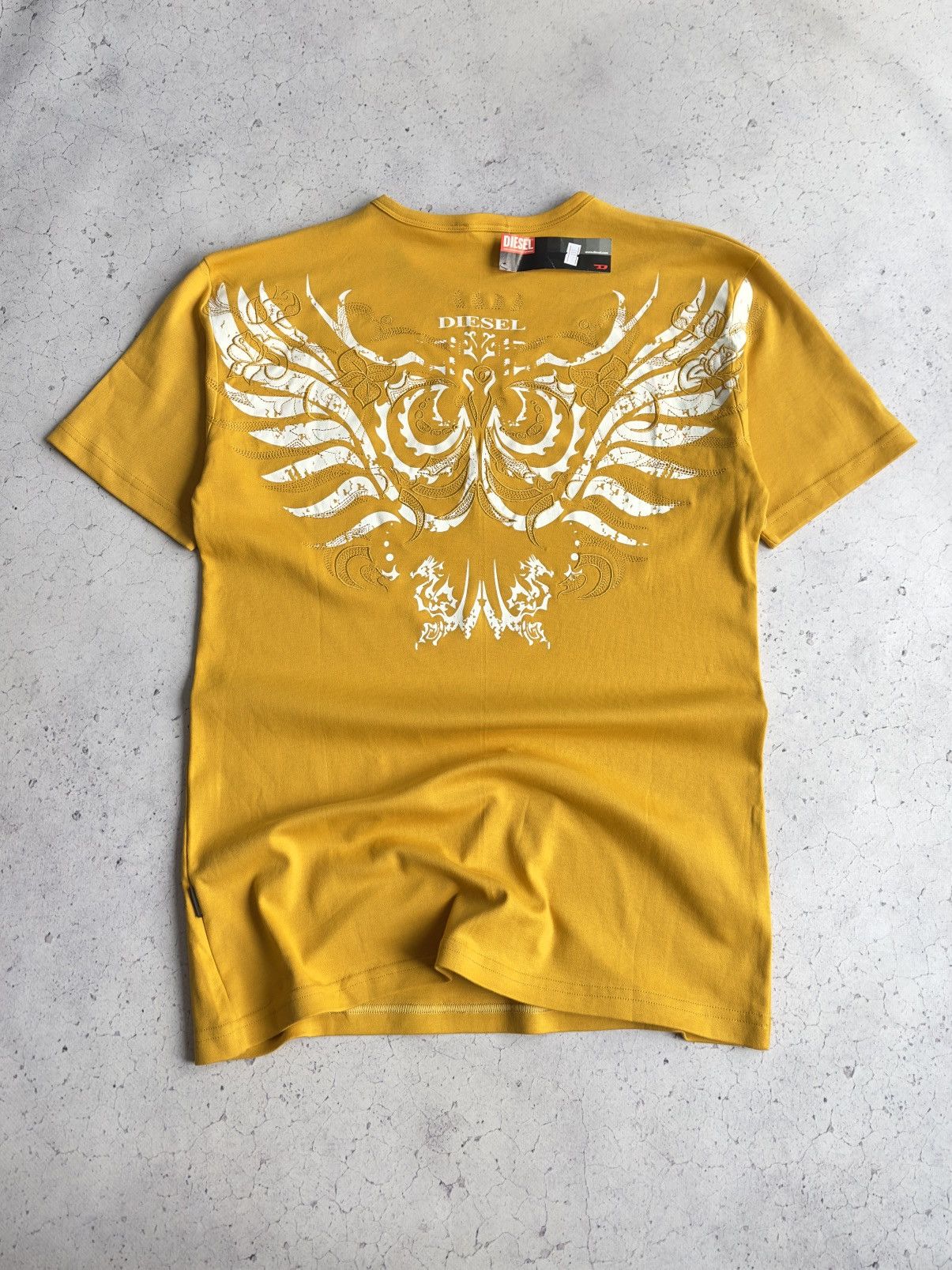Diesel Vintage y2k Diesel Embroidered Logo Tee Size US L / EU 52-54 / 3 - 1 Thumbnail