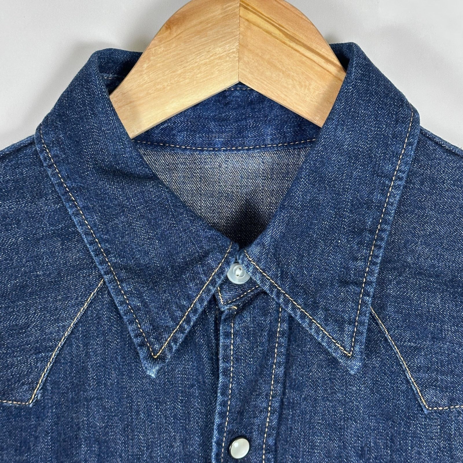 Number (N)ine A/W07 Denim Western Shirt Size US M / EU 48-50 / 2 - 3 Thumbnail