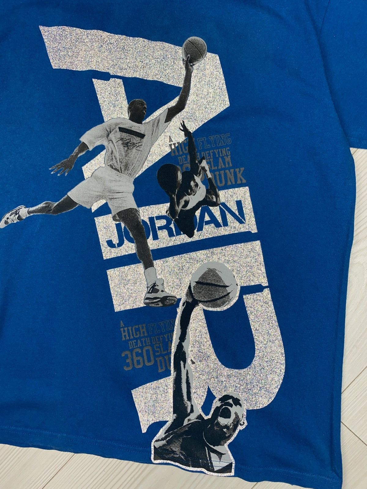 Jordan Brand RARE Air Jordan flight vintage reflective t-shirt Size US M / EU 48-50 / 2 - 11 Thumbnail