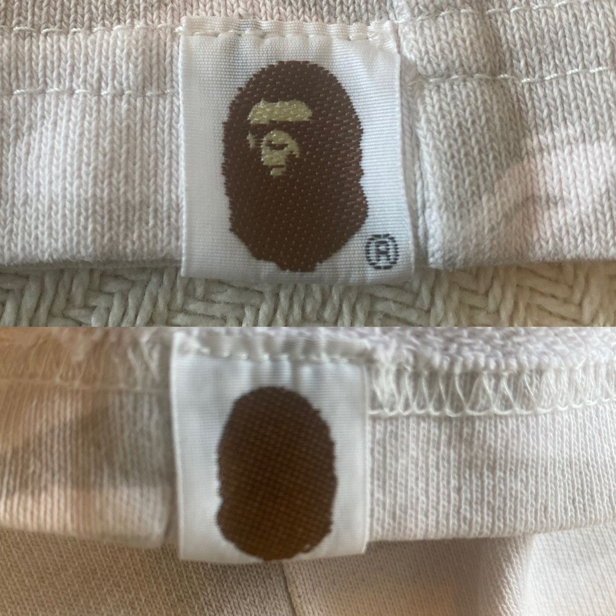 Bape Vintage A Bathing Ape Bape Early 2000’s XL White Camo Shorts Size US 36 / EU 52 - 10 Thumbnail