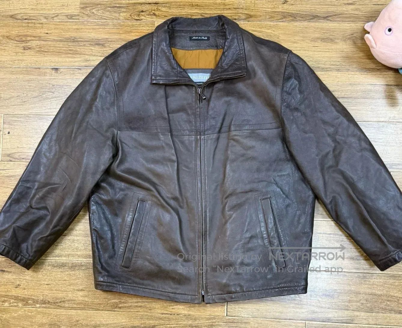 Vintage Vintage Pal Zileri Men's Leather Jacket. Size US M / EU 48-50 / 2 - 1 Thumbnail