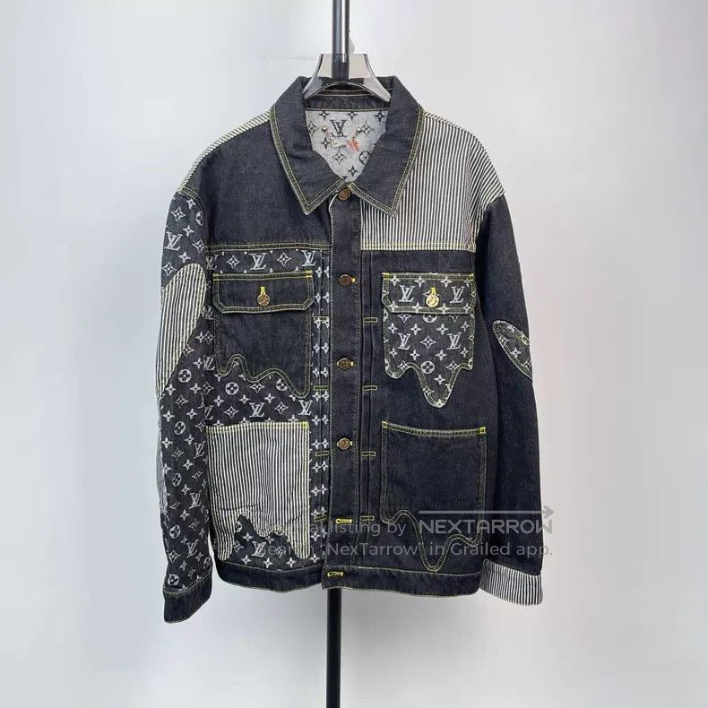 Louis Vuitton Louis Vuitton Nigo Full Print Patchwork Full Logo Black De Size US M / EU 48-50 / 2 - 1 Thumbnail