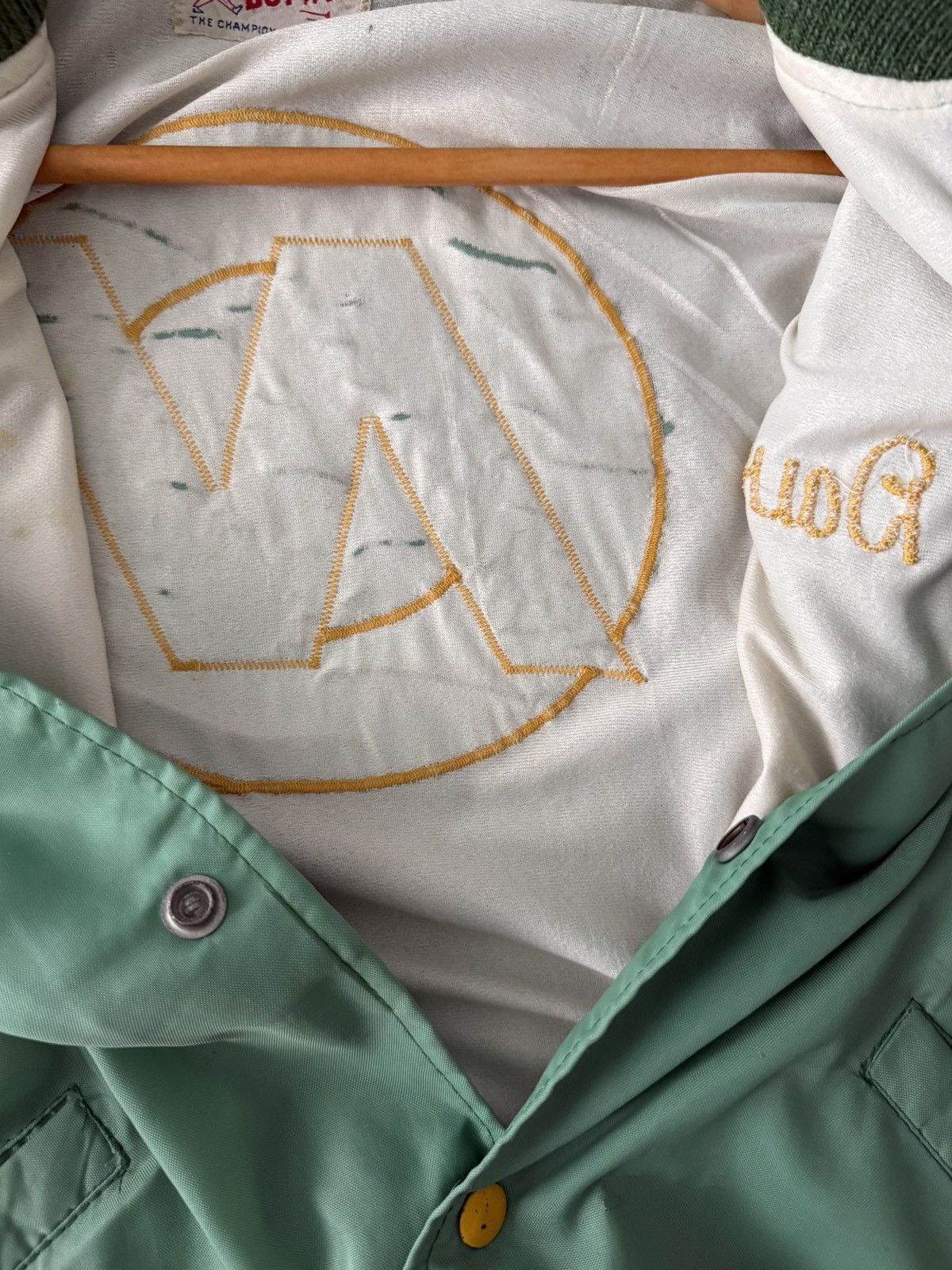 Vintage Vintage 70's BUTWIN CHAMPION STADIUM SATIN JACKET Size US L / EU 52-54 / 3 - 12 Thumbnail