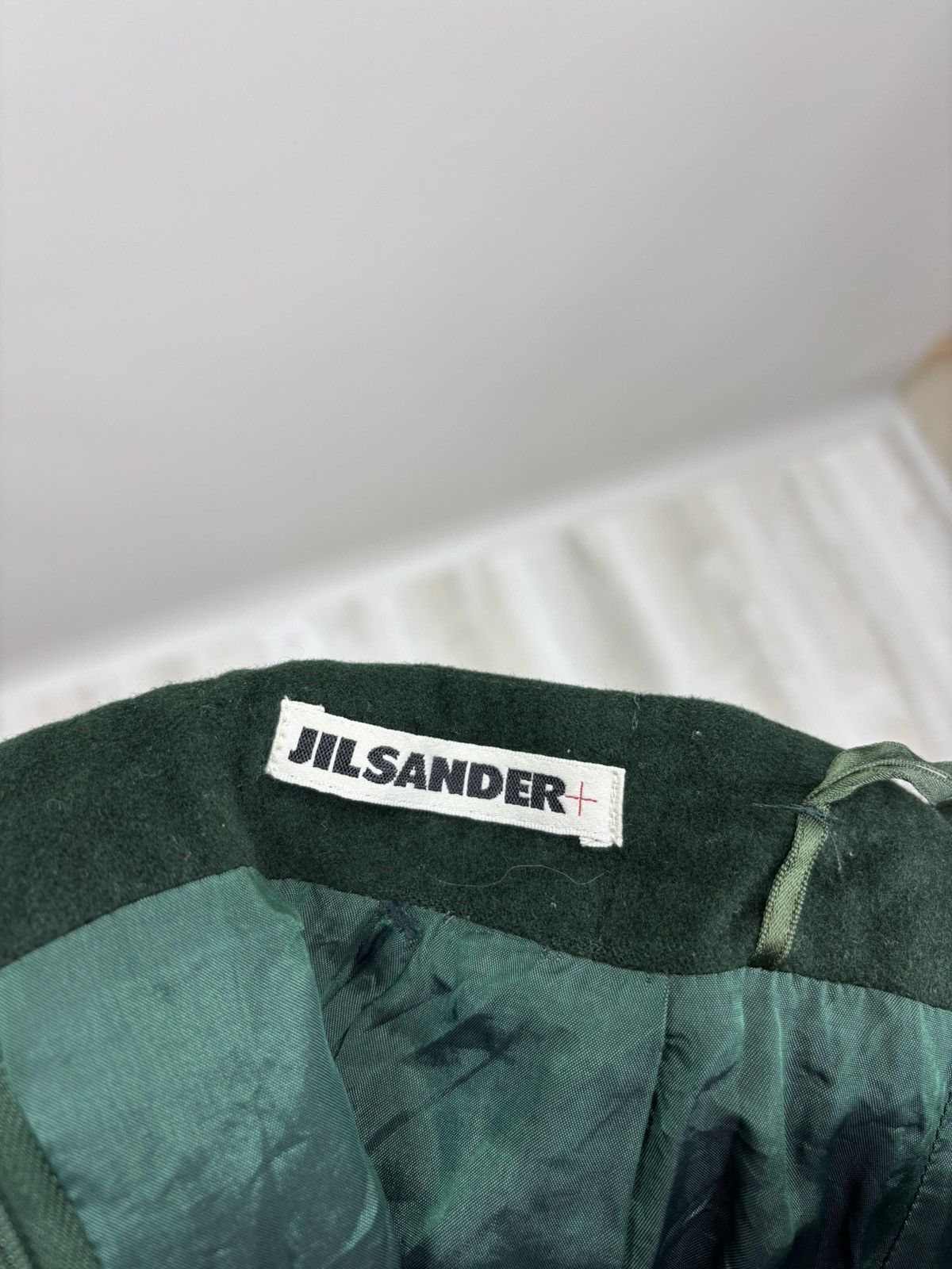 Jil Sander Womens skirt Jil Sander Size S Color Green Size 25" / US 0 / IT 36 - 8 Thumbnail