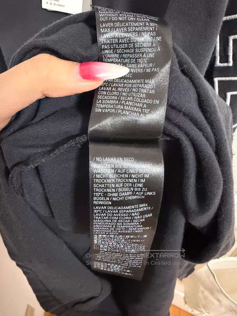 Balenciaga Balenciaga Letter side logo print Kylin arm sleeve hoodie, Size US L / EU 52-54 / 3 - 6 Thumbnail