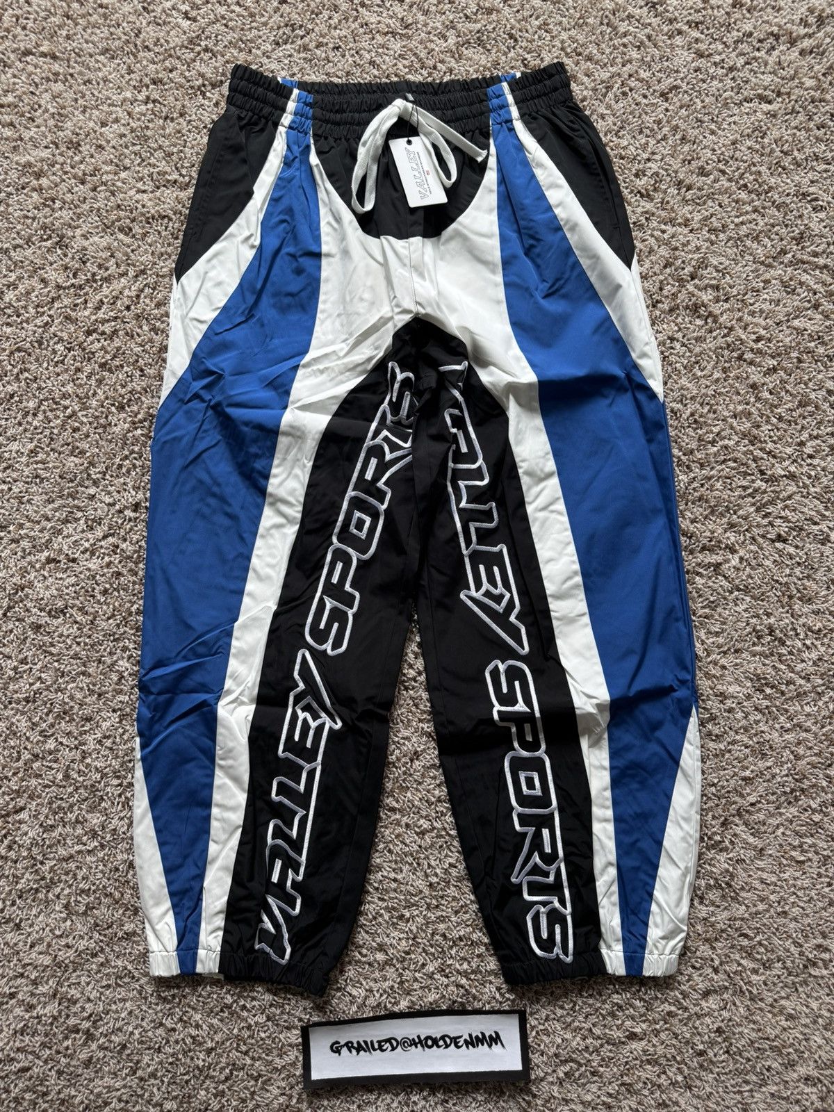 Vale Forever F1 Black Blue Sports Division Track Pants