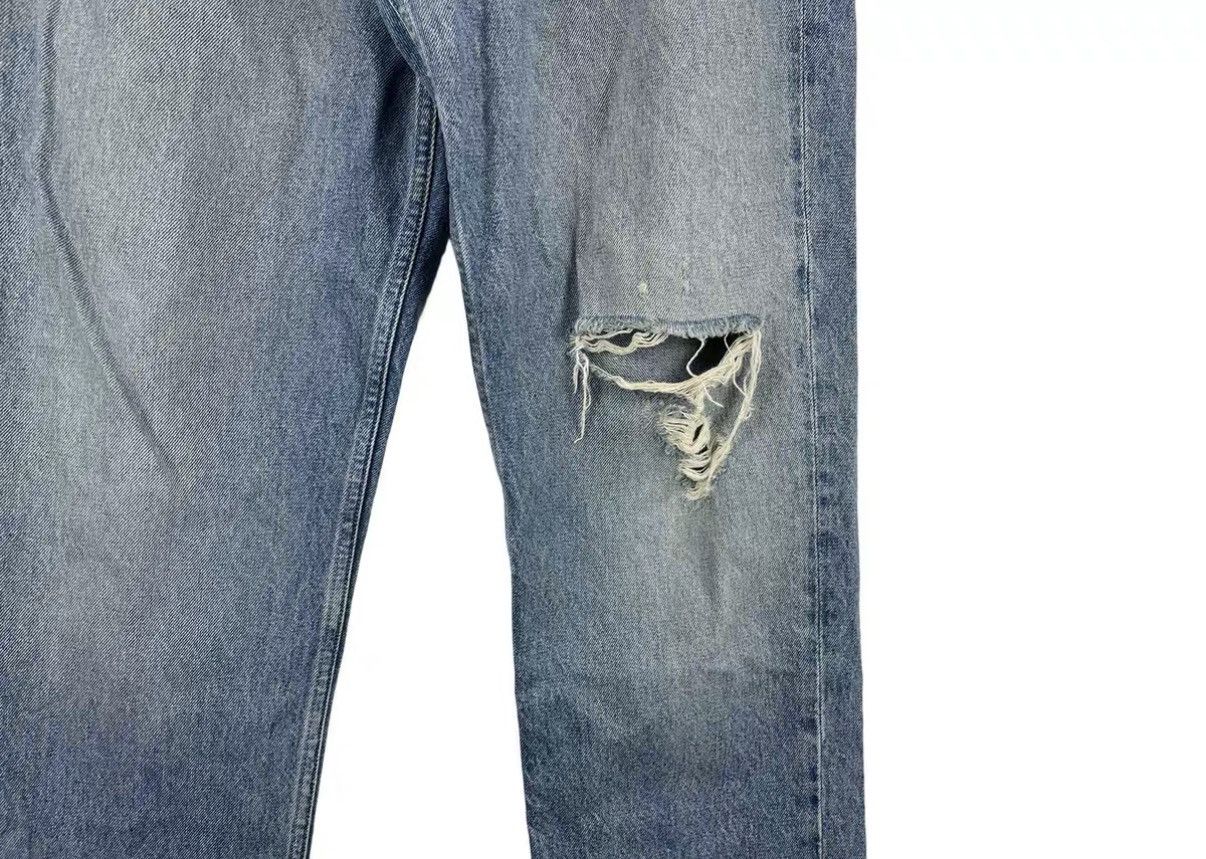 Yeezy Yeezy × Gap × Balenciaga Washed Distressed Jeans J31 Size US 32 / EU 48 - 5 Thumbnail