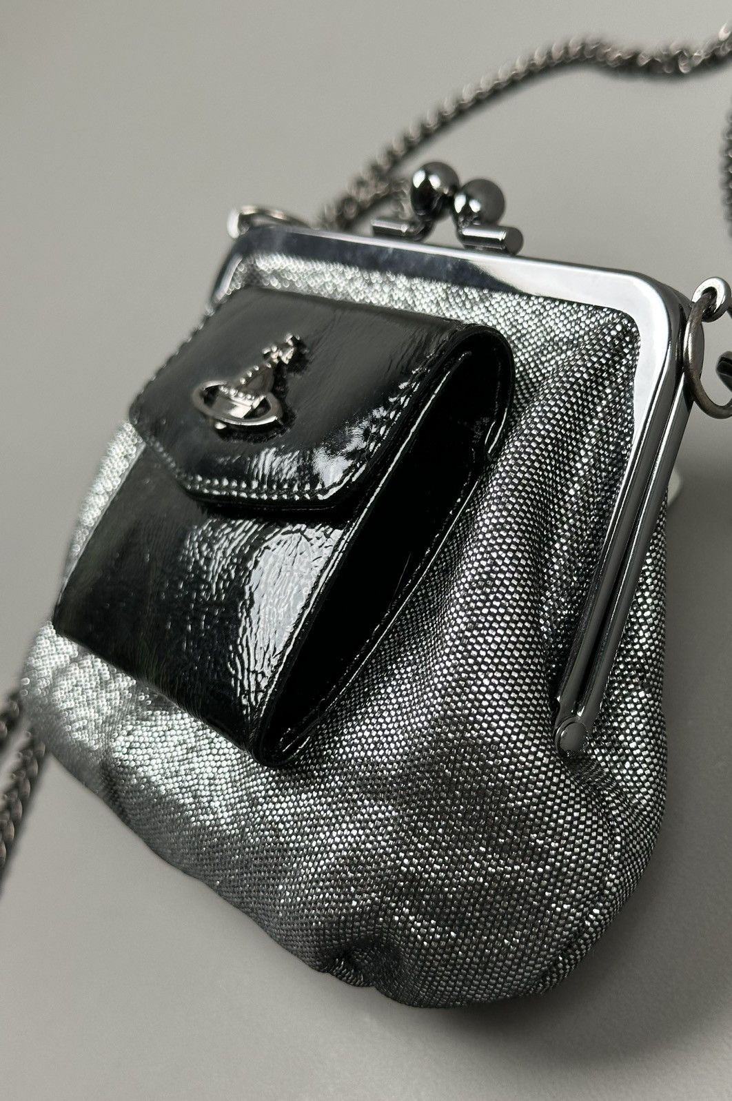 Vivienne Westwood Vivienne Westwood - Granny Frame Purse - Kiss Clasp Orb Logo Size ONE SIZE - 6 Thumbnail