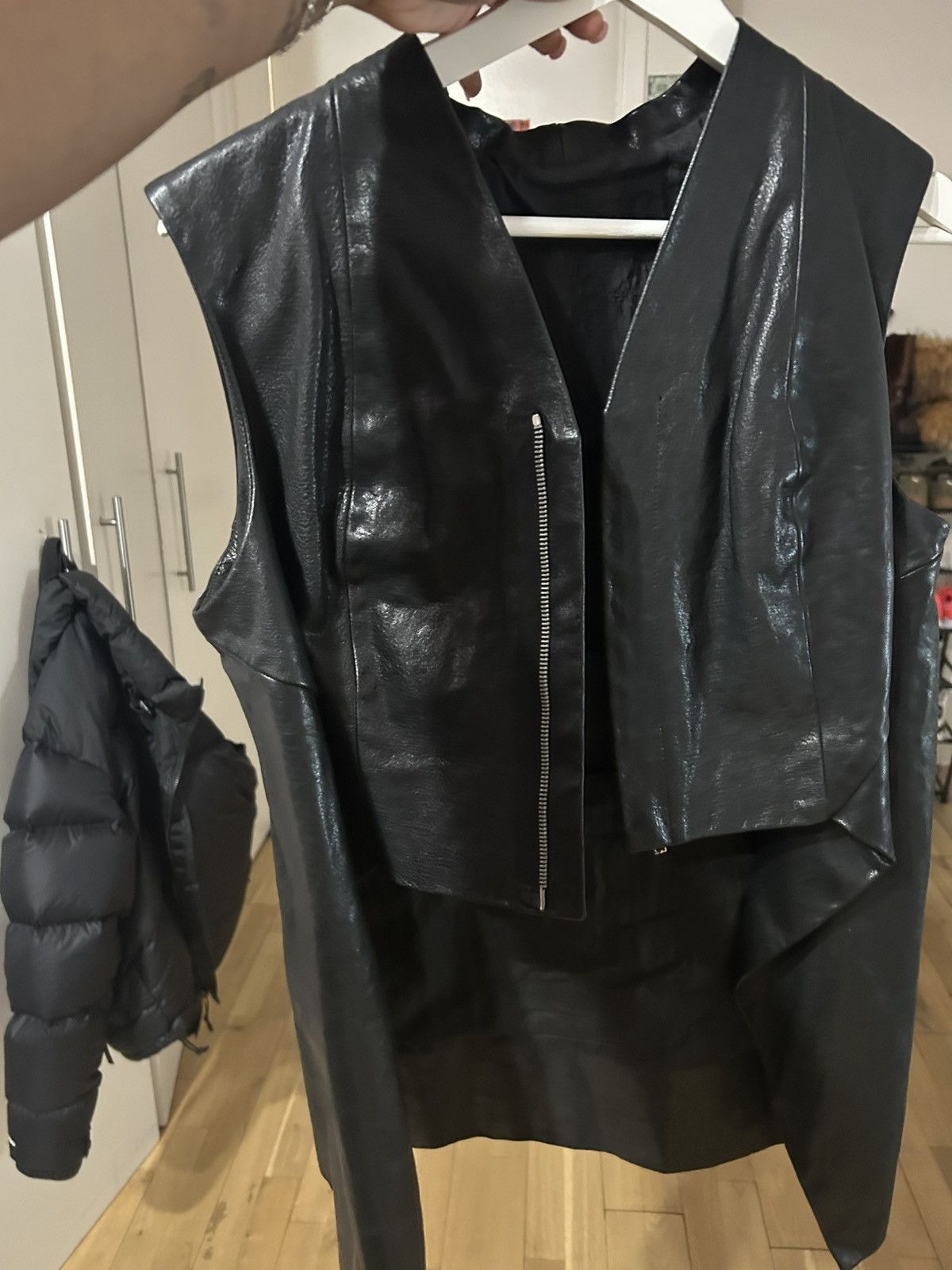 Rick Owens Black Rick Owen’s leather vest Size M / US 6-8 / IT 42-44 - 1 Preview