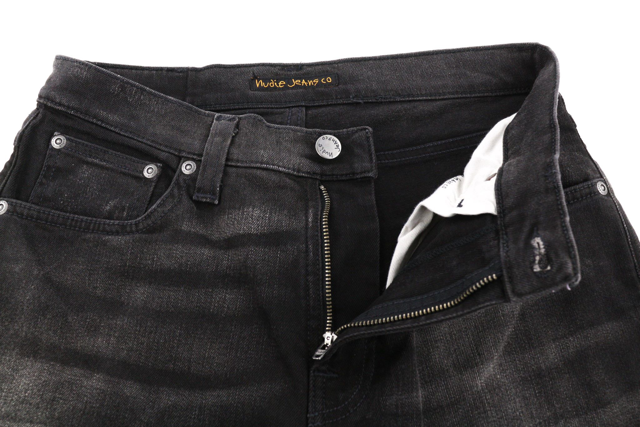 Nudie Jeans PIPE LED W30/L32 Grey Marble Organic Skinny Zip Fly 81912 Size US 30 / EU 46 - 4 Thumbnail