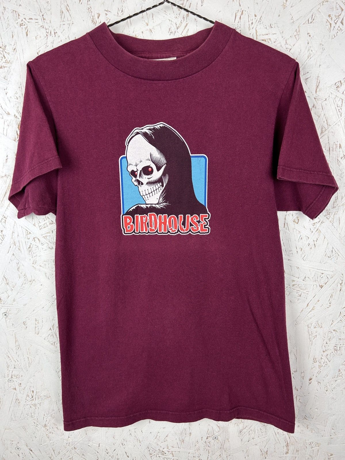 Vintage 90s Vintage Birdhouse Andrew Reynolds Reaper Archive T-Shirt Size US S / EU 44-46 / 1 - 1 Thumbnail