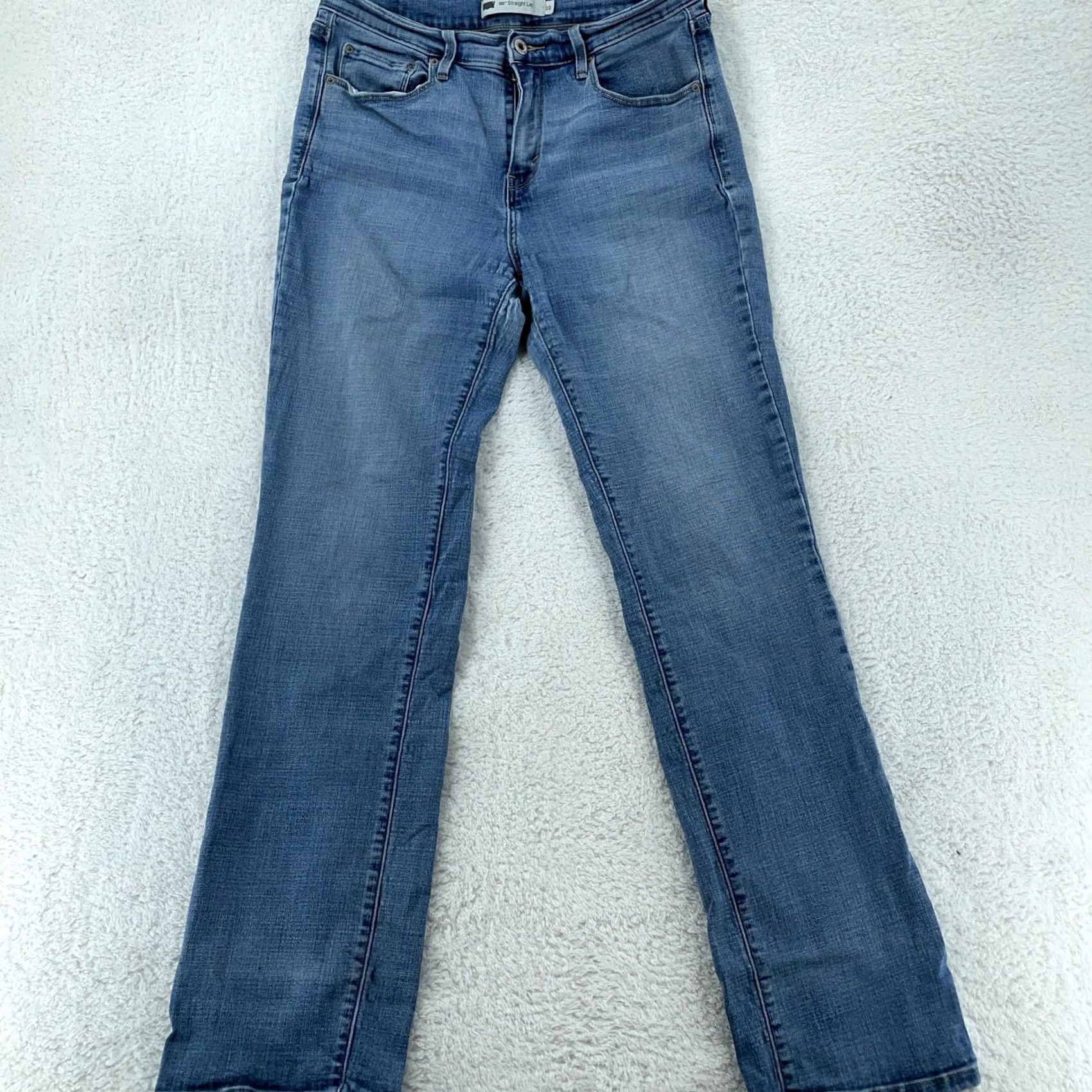 Levi's Levi's 505 Jeans Regular Fit Denim Blue 30x31 Straight Mens Cotton Zip Vintage No Size US 30 / EU 46 - 2 Thumbnail