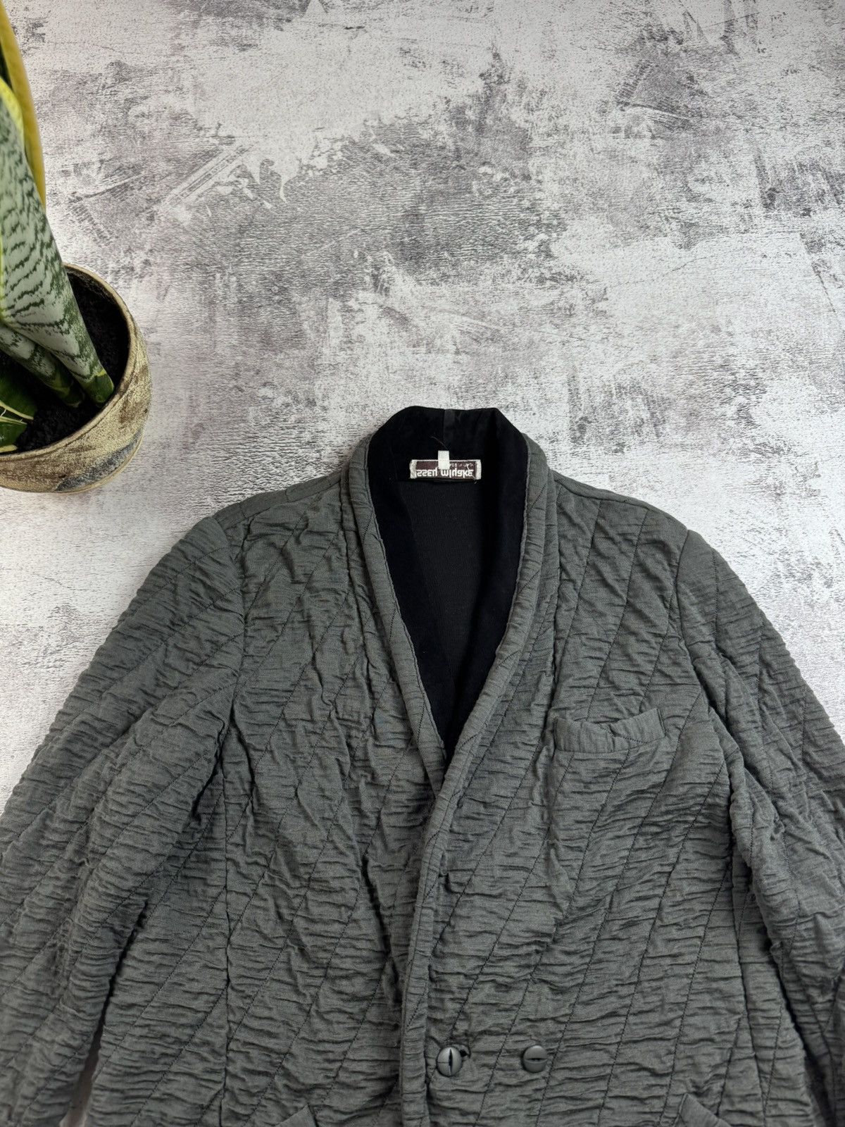 Issey Miyake Issey Miyake 42 IT Size Women’s Archive Gray Button Jacket Blazer Cardigan Coat Size M / US 6-8 / IT 42-44 - 5 Thumbnail