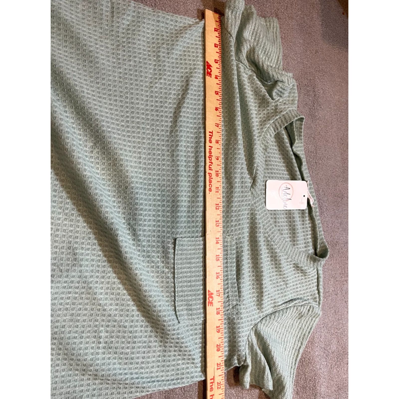 Vintage VINTAGE Bom Bom Shirt Womens Large L Short Sleeve Pocket Green 1990s Embellished With Tags New Century? Size L / US 10 / IT 46 - 3 Thumbnail