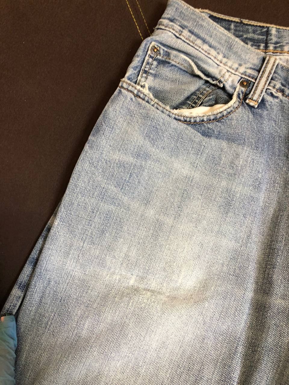 Levi's Levis 505 Button Fly Straight Leg Jeans Med Wash Size US 34 / EU 50 - 10 Thumbnail