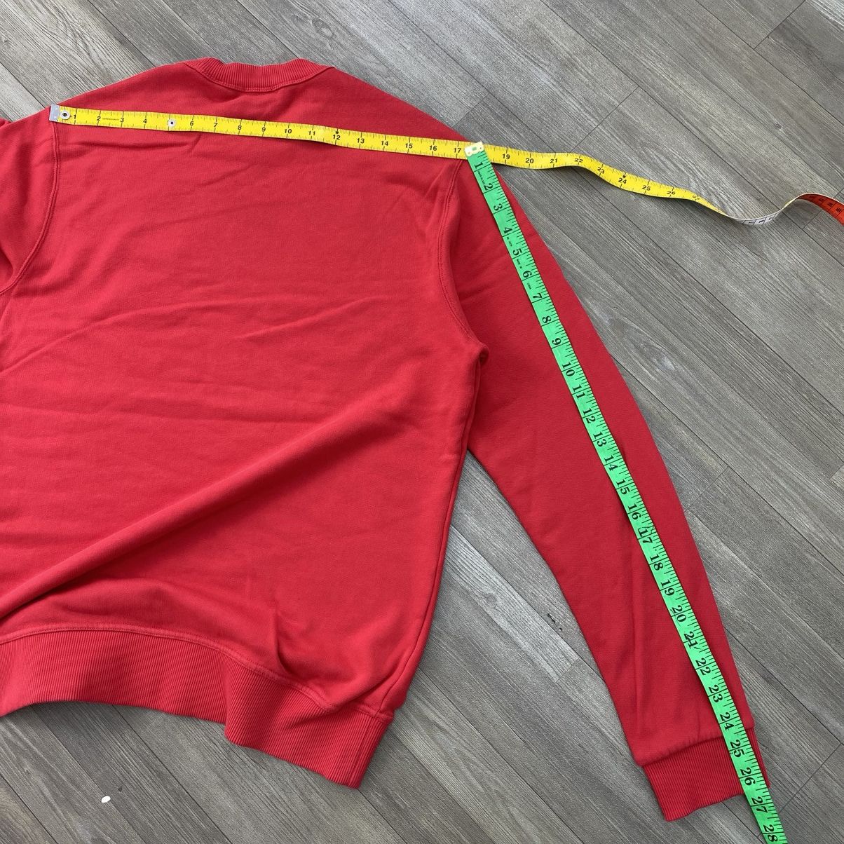 Burberry 🇵🇹Luxury Burberry TB Logo Printed Red Sweatshirt Size US S / EU 44-46 / 1 - 13 Thumbnail