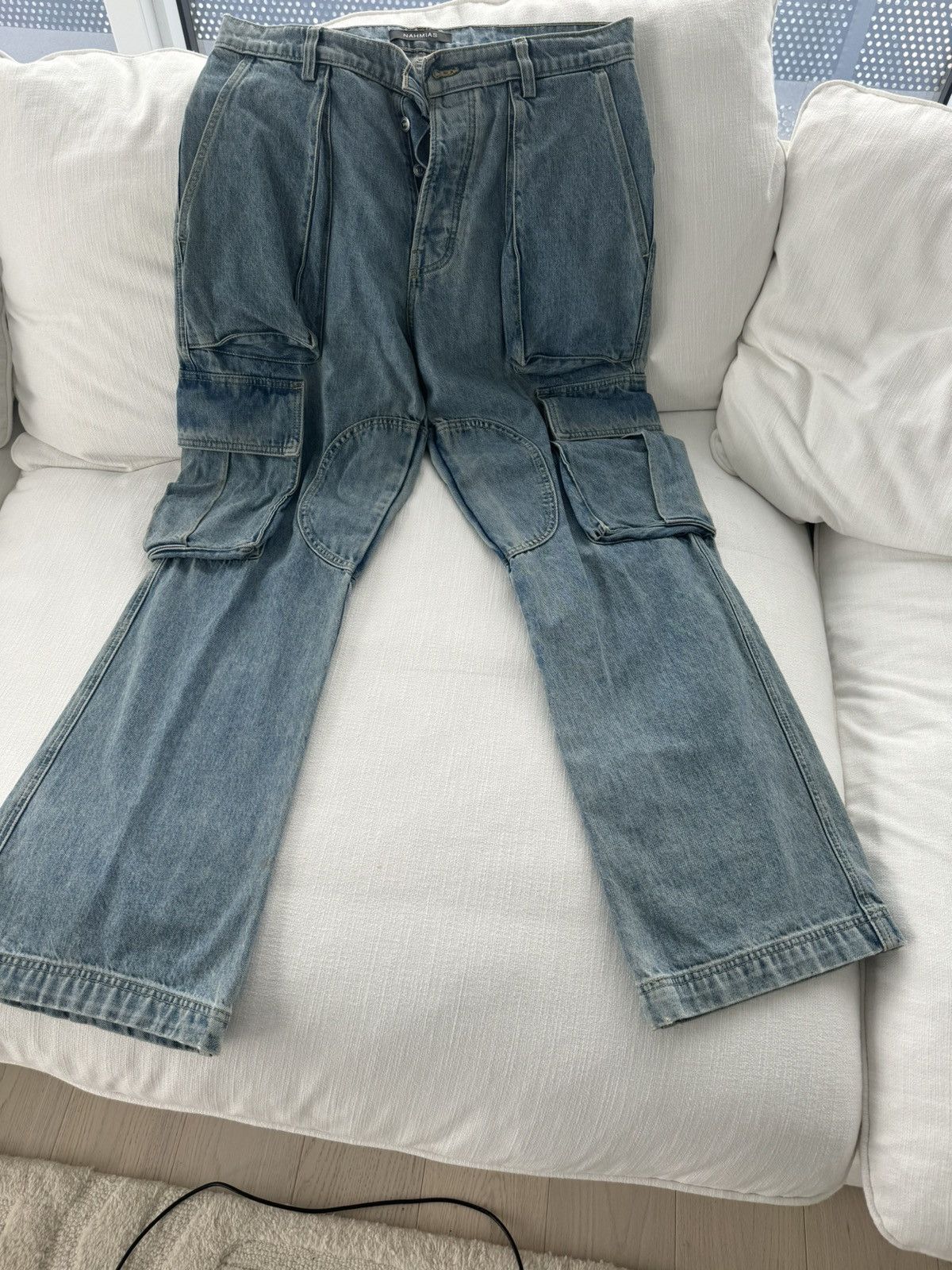 Nahmias NAHMIAS CARGO JEANS Size US 34 / EU 50 - 2 Thumbnail