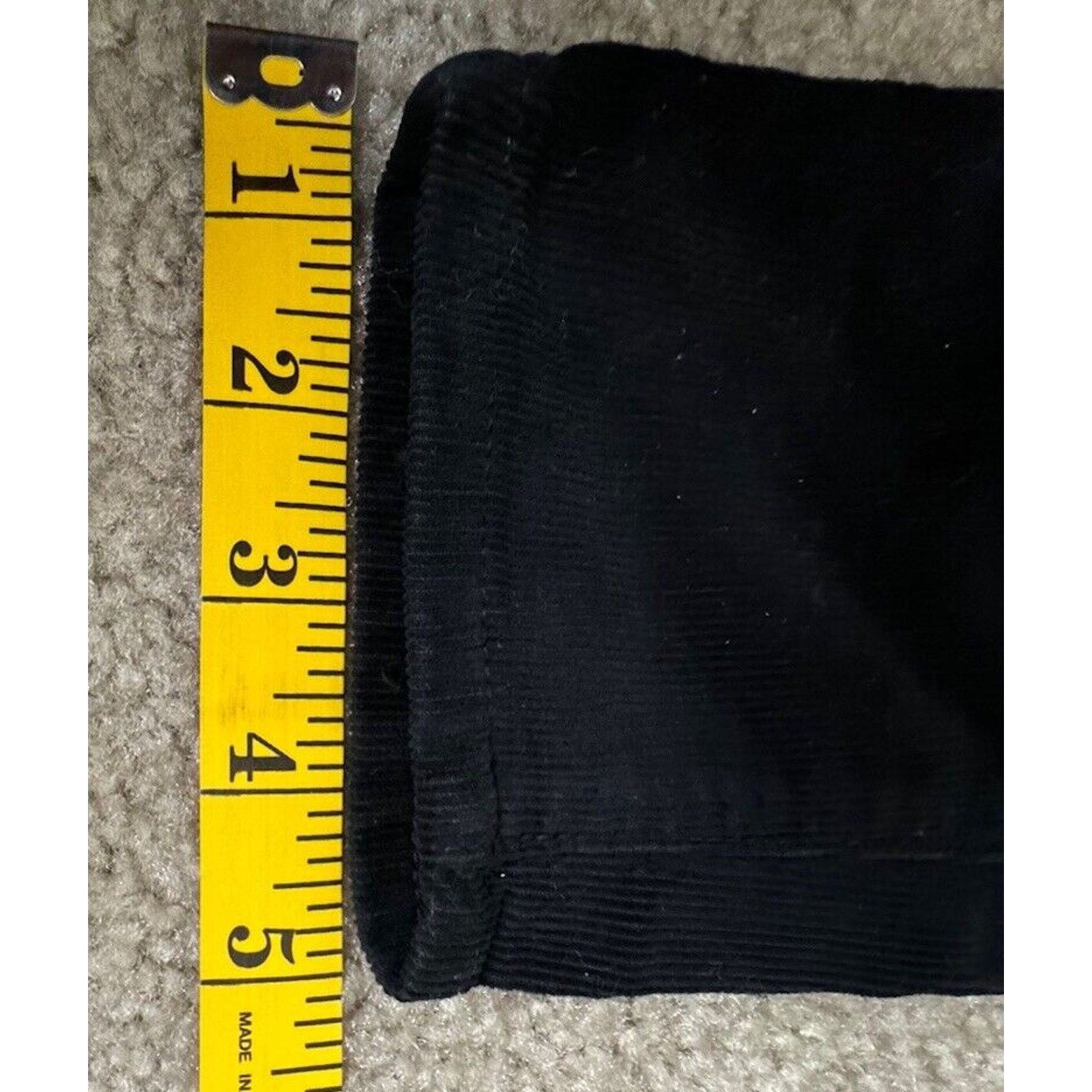 Edwin Edwin Pixie 9” Midrise Corduroy Black Skinny Pants Jeans 25" Size 25" / US 0 / IT 36 - 8 Thumbnail