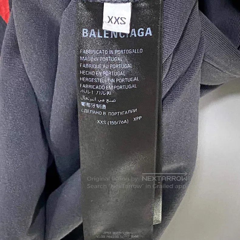 Balenciaga Balenciaga Double B Printed Logo Short Sleeve Size US XXS / EU 40 - 6 Thumbnail