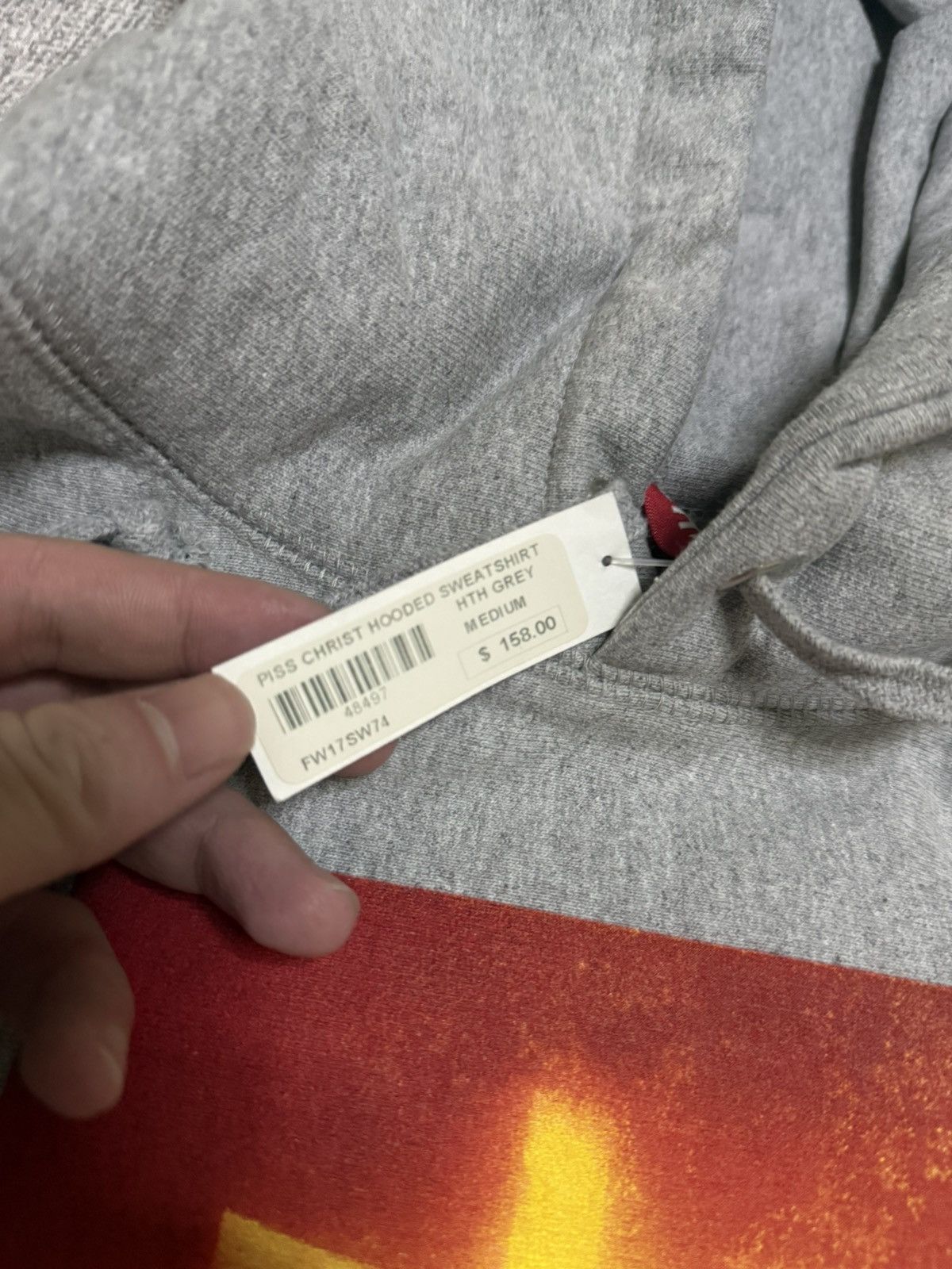 Supreme Supreme piss Christ hooded sweatershirt hoodie Size US M / EU 48-50 / 2 - 3 Thumbnail