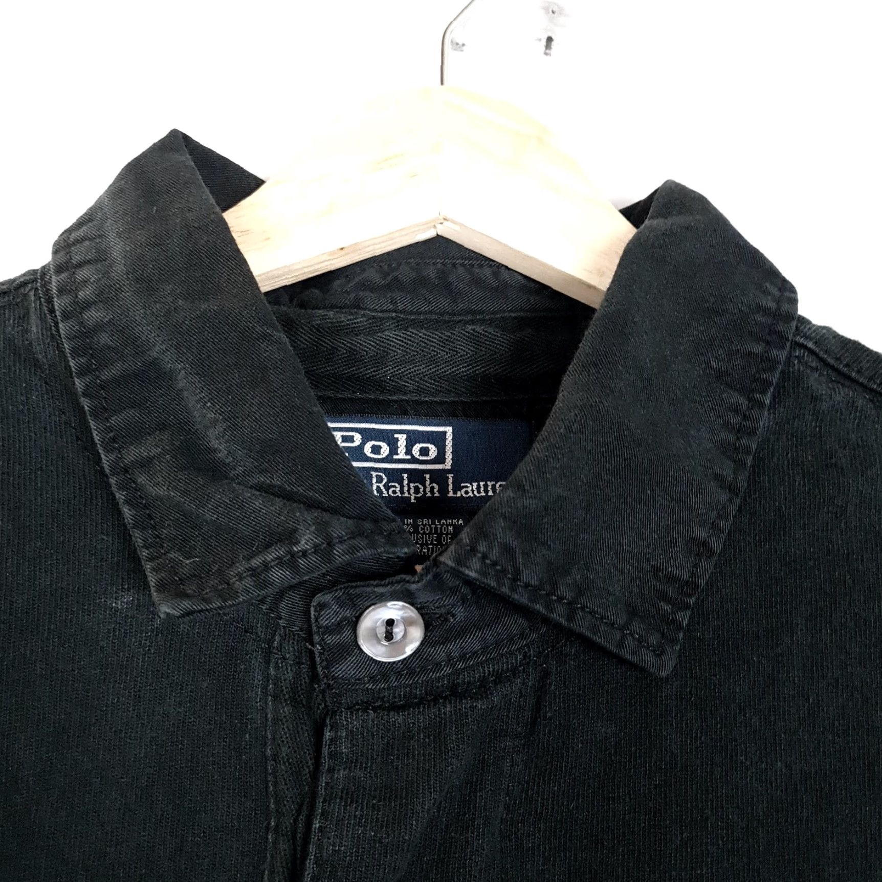 Polo Ralph Lauren VINTAGE Polo Ralph Lauren Polo Shirt Mens XL Black RL Athletic Eagle 10 Embroidered Size US XL / EU 56 / 4 - 3 Thumbnail