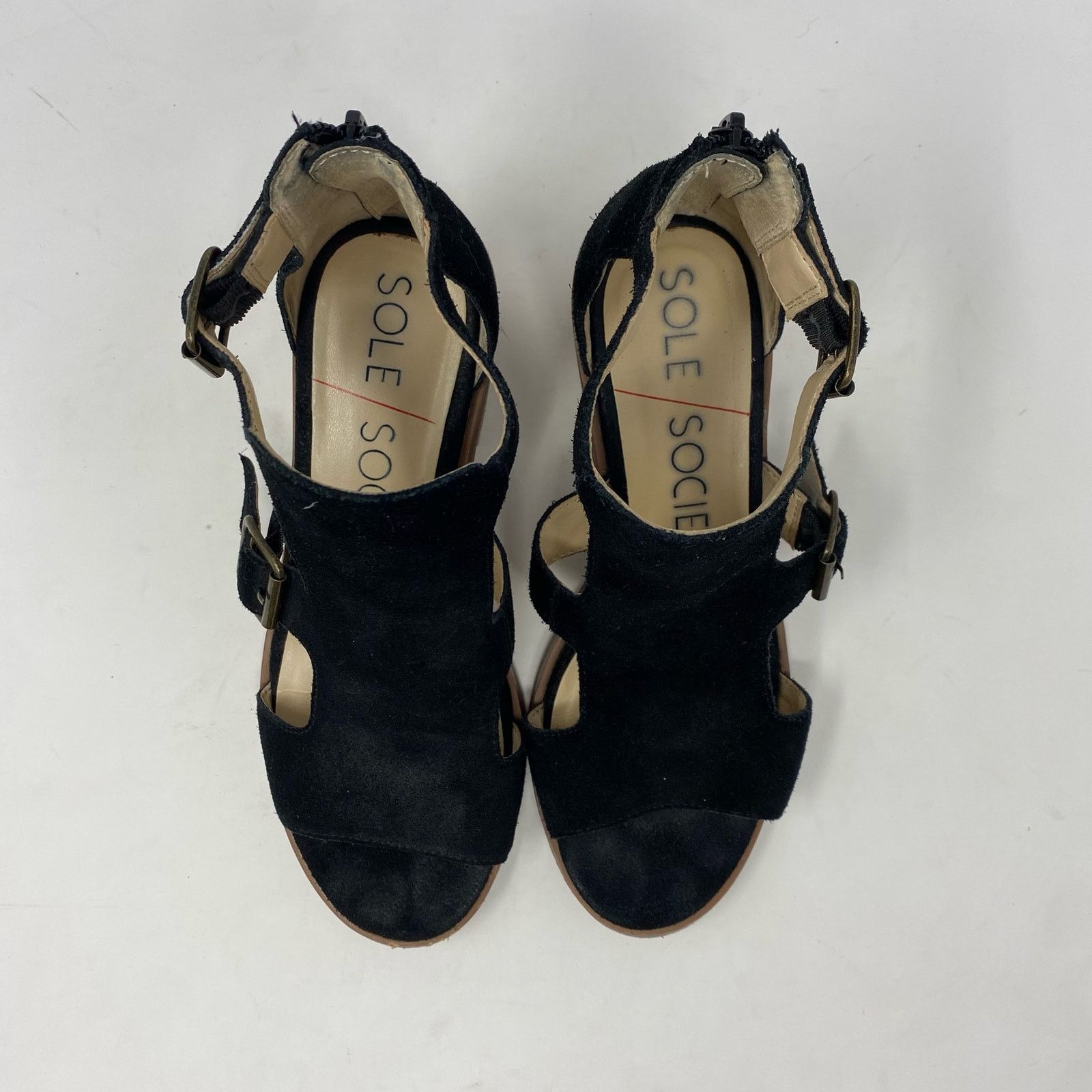 Other Sole Society Black So-Tonni Heels Sandals Shoes Womens 7 Size US 7 / IT 37 - 4 Thumbnail